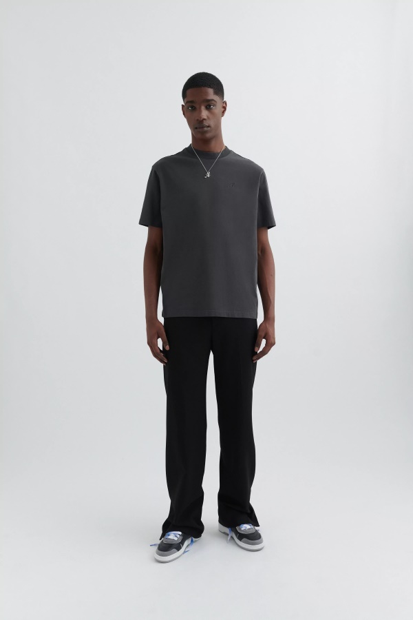 Allekirjoitus T-paita Axel Arigato Haalistunut Musta