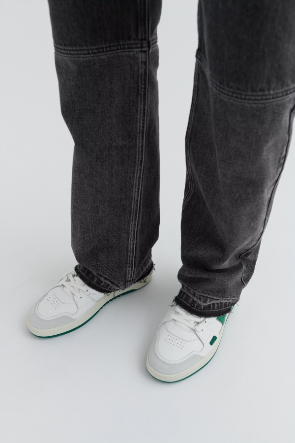 Arkisto Farkut Axel Arigato Haalistunut Musta Tummanharmaa