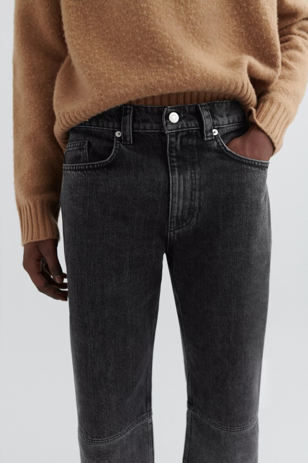 Arkisto Farkut Axel Arigato Haalistunut Musta Tummanharmaa