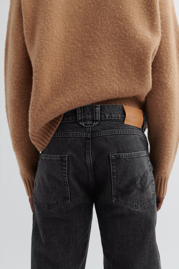 Arkisto Farkut Axel Arigato Haalistunut Musta Tummanharmaa