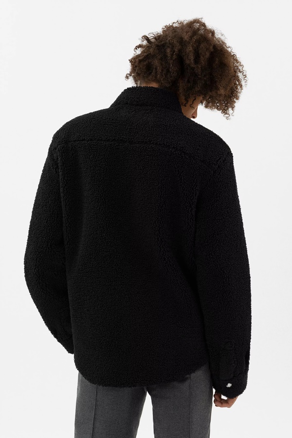 Aspen Teddy Overshirt Axel Arigato Musta