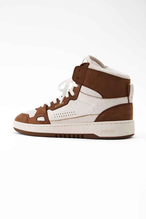 Axel Arigato Beige Ruskea Dice Hi Sneaker