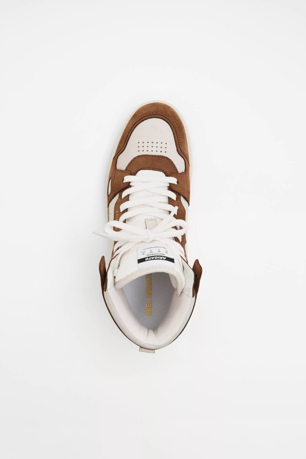 Axel Arigato Beige Ruskea Dice Hi Sneaker