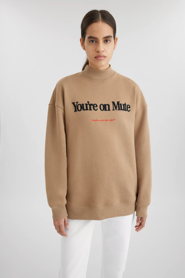 Axel Arigato Camel Beige Mykkä Collegepaita