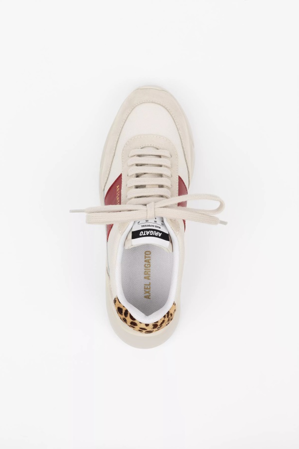 Axel Arigato Cremino Bordeaux Leopard Genesis Vintage Runner