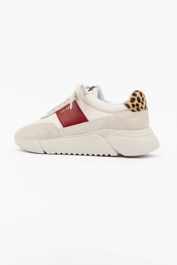 Axel Arigato Cremino Bordeaux Leopard Genesis Vintage Runner
