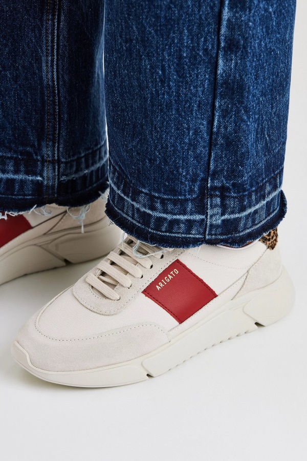 Axel Arigato Cremino Bordeaux Leopard Genesis Vintage Runner