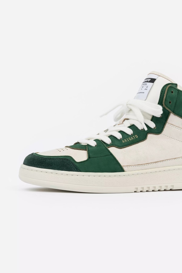 Axel Arigato Dice Hi Sneaker White Kale Green