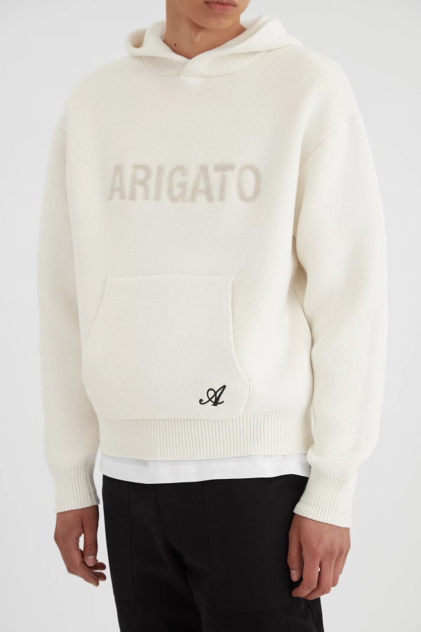 Axel Arigato District Hoodie Ecru