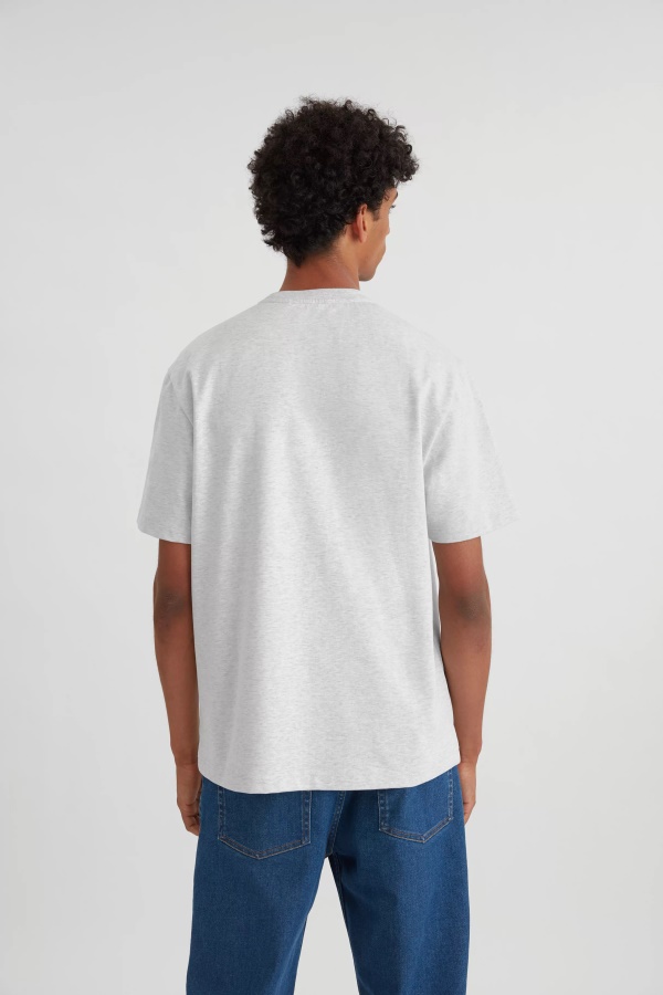 Axel Arigato Grey Melange College-logoinen T-paita