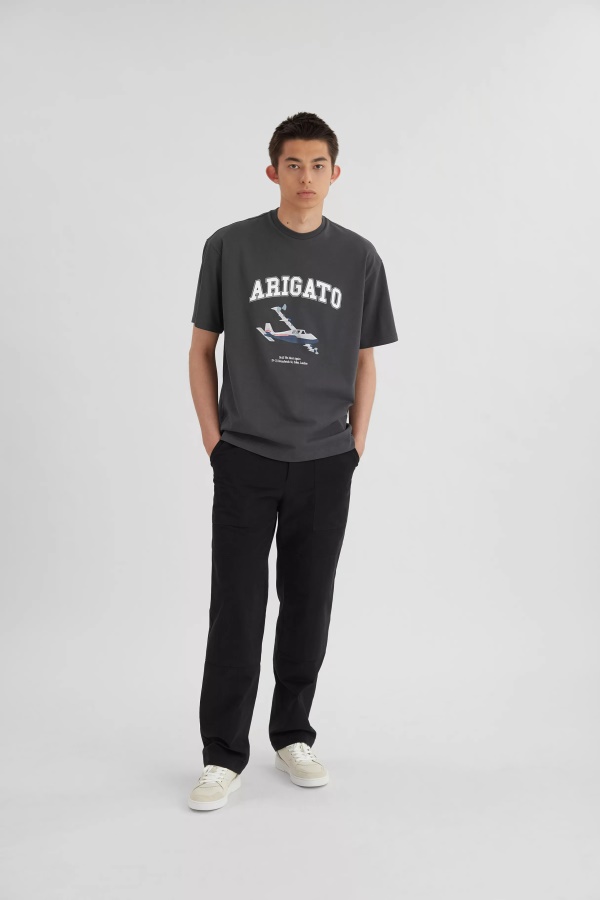 Axel Arigato Haalistunut Musta Matka T-paita