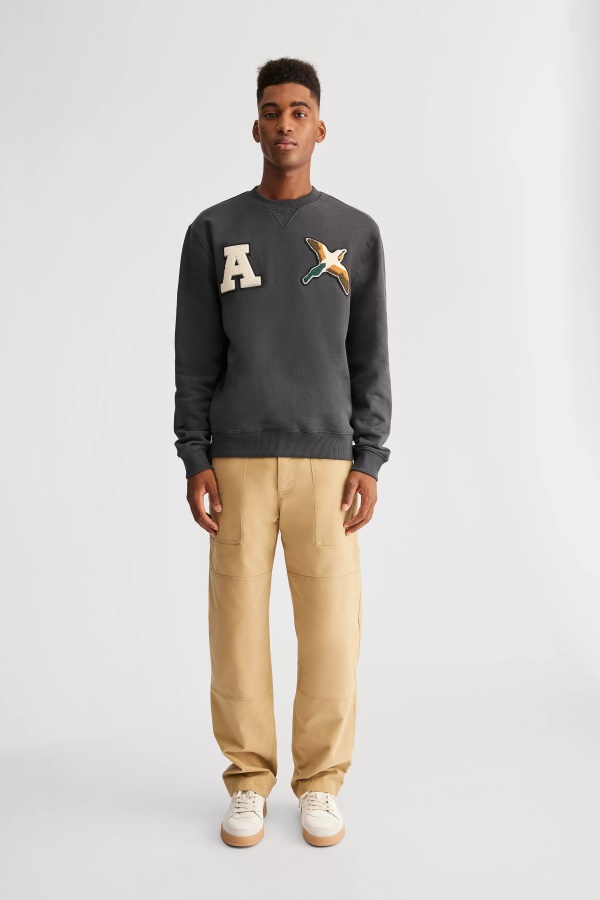 Axel Arigato Haalistunut Musta Varsity Mehiläislintu Collegepaita