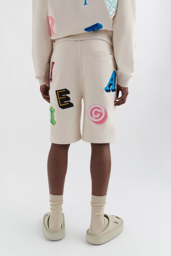 Axel Arigato Inferno Monogrammi Shortsit Vaalea Beige