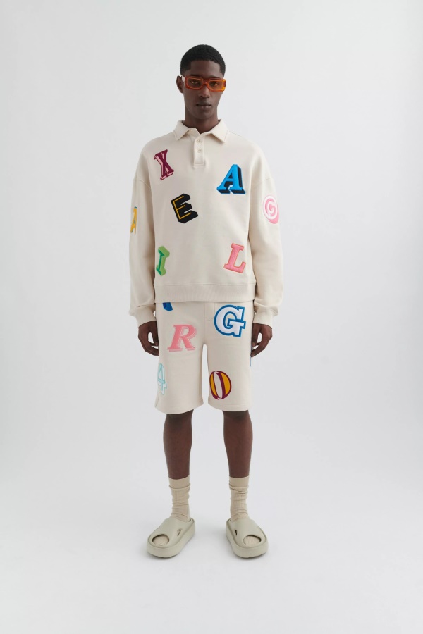 Axel Arigato Inferno Monogrammi Shortsit Vaalea Beige