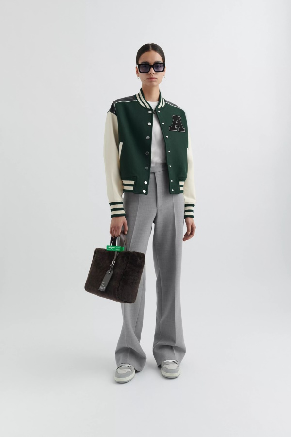 Axel Arigato Ivy Varsity Takki Tummanvihreä Musta