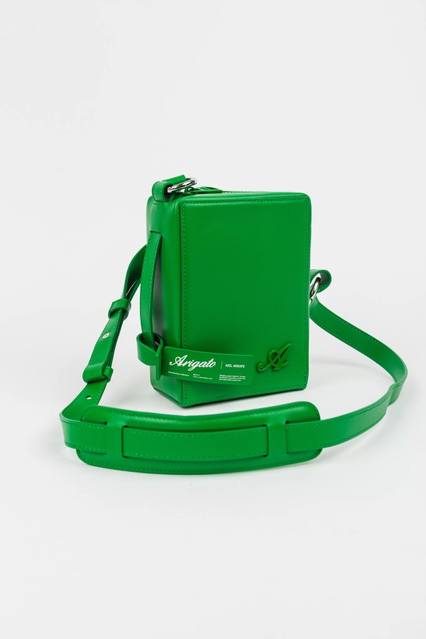 Axel Arigato Kuutioinen Nahkalaukku Jolly Green