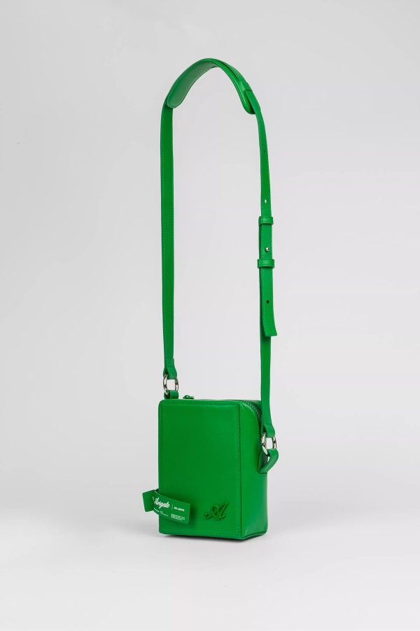 Axel Arigato Kuutioinen Nahkalaukku Jolly Green