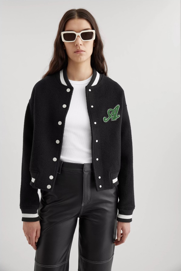 Axel Arigato Musta Off Court Bomber-takki