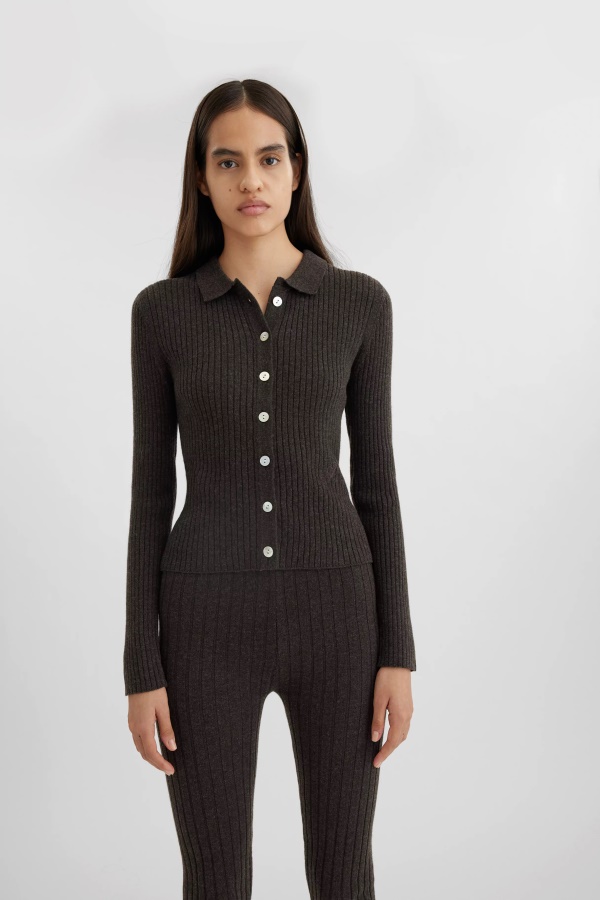 Axel Arigato Signature Neuletakki Ruskea