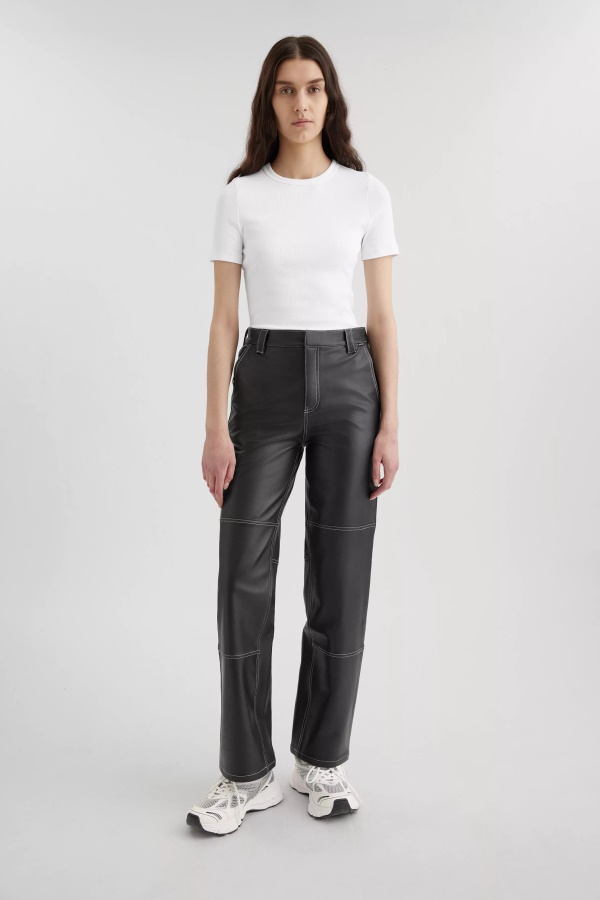 Axel Arigato Signature Slim Rib T-paita Valkoinen