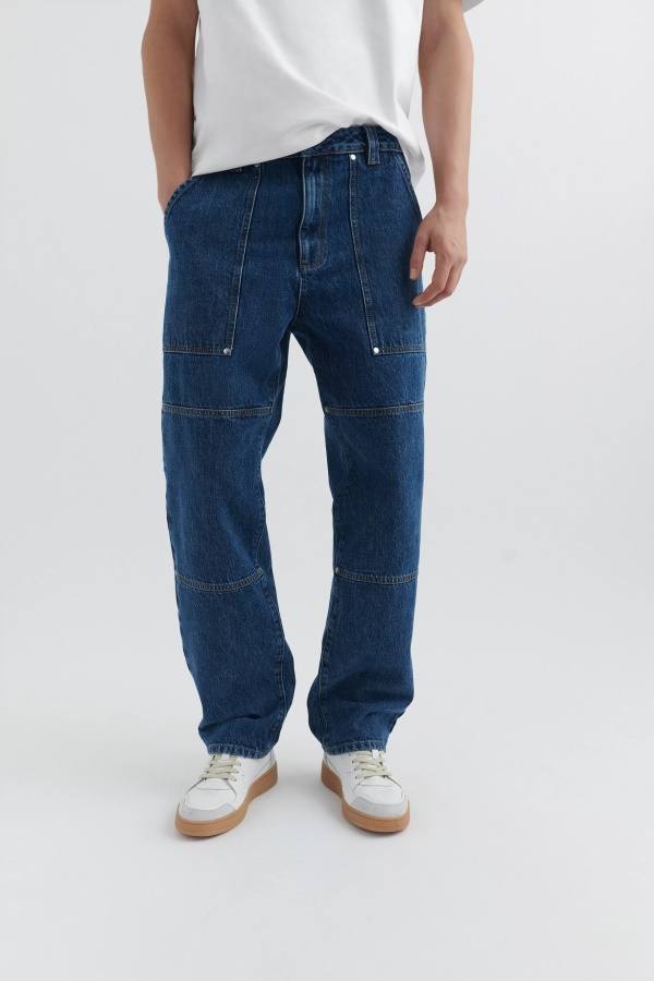 Axel Arigato Tummansiniset Trace-farkut