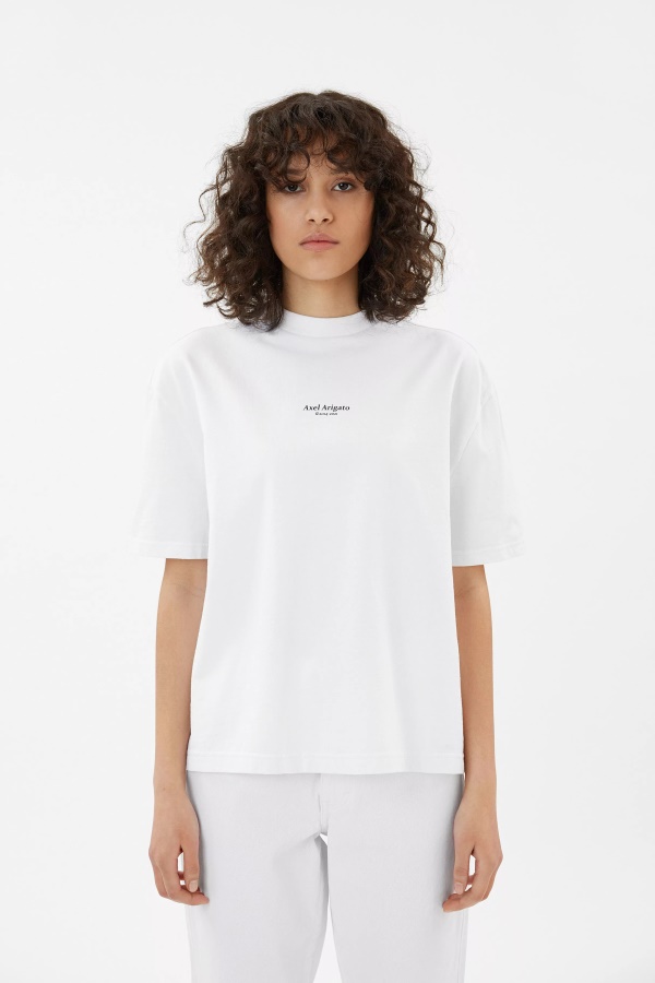 Axel Arigato Valkoinen Fokus T-paita