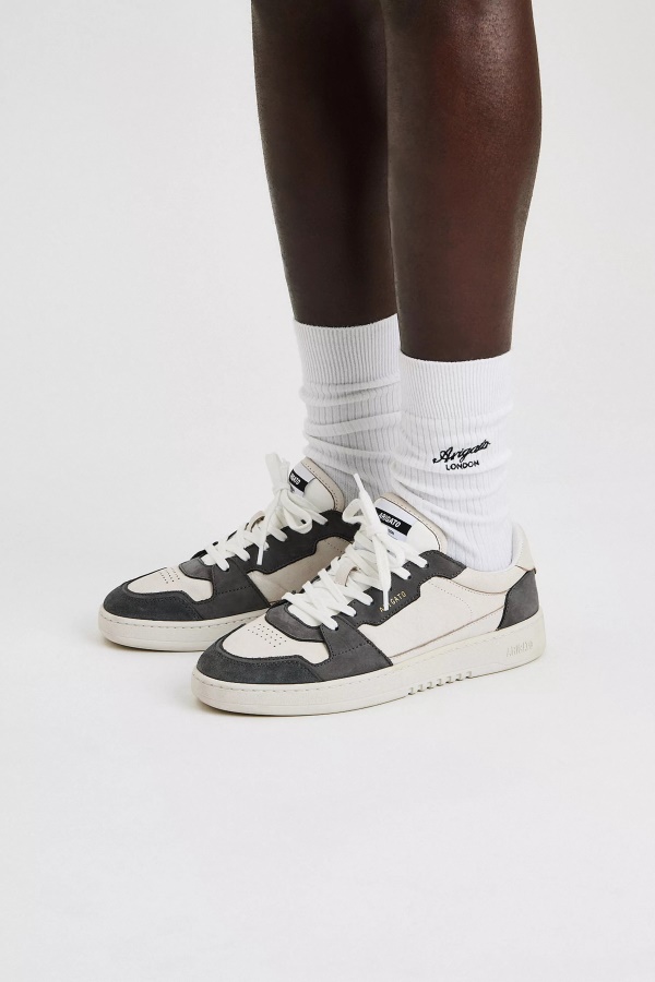 Axel Arigato Valkoinen Harmaa Noppaa Lo Sneaker