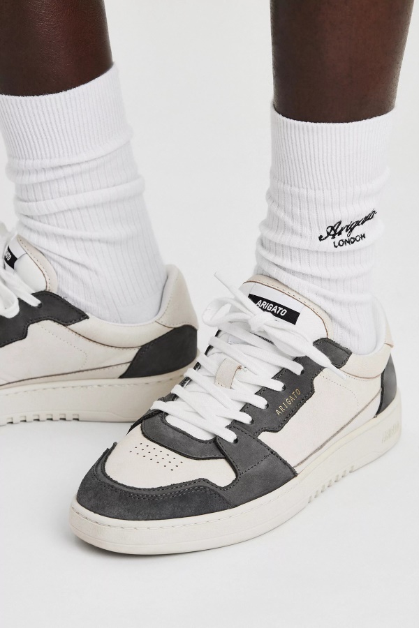 Axel Arigato Valkoinen Harmaa Noppaa Lo Sneaker