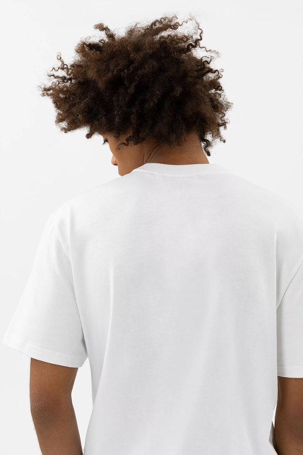 Axel Arigato White Focus Logolla Varustettu T-paita