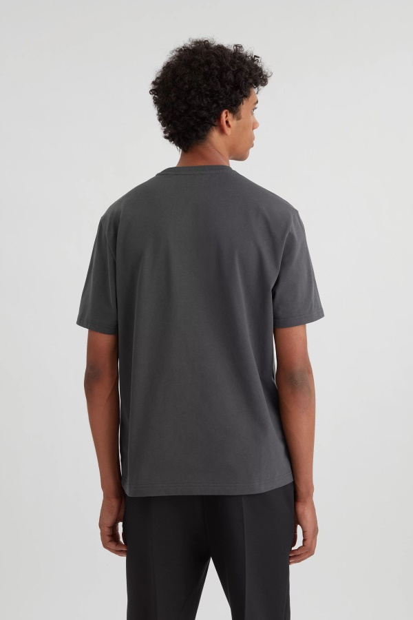 College Logo T-paita Axel Arigato Haalistunut Musta