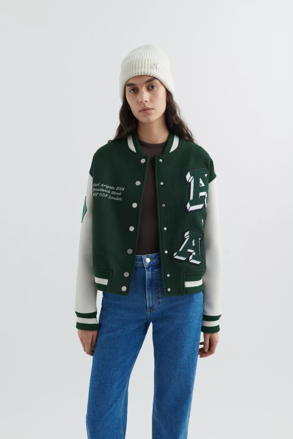 Illusion Yliopistotakki Axel Arigato Tummanvihreä