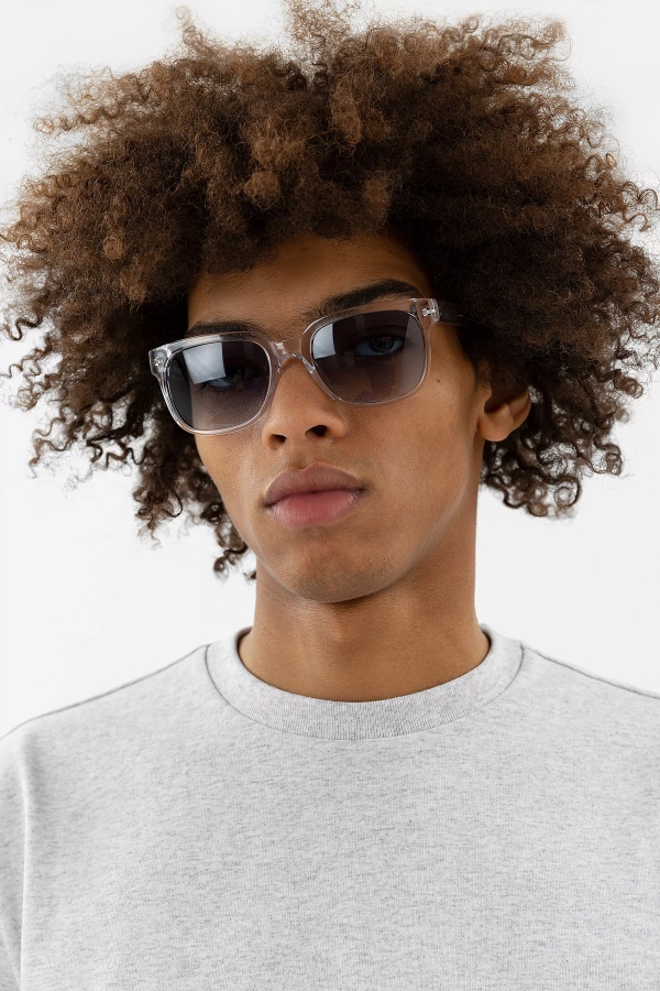 Jet Square Aurinkolasit Axel Arigato Läpinäkyvä Häipyvä Sininen