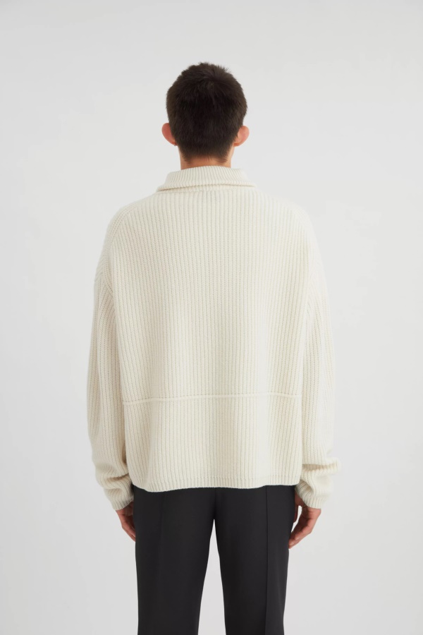 Joukkue Halfzip Pusero Axel Arigato Ecru