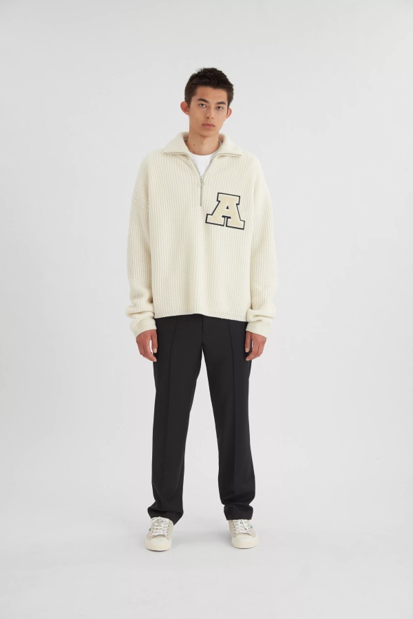 Joukkue Halfzip Pusero Axel Arigato Ecru