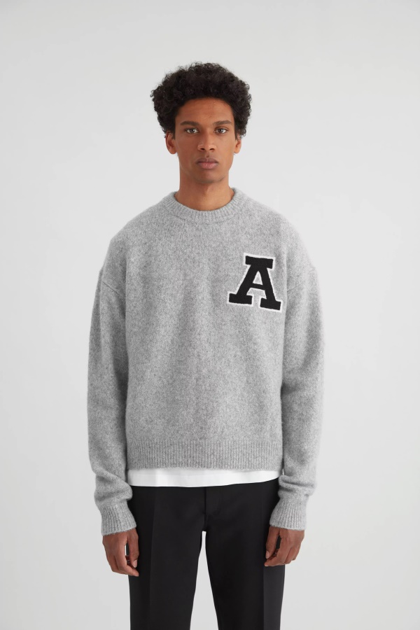 Joukkuepusero Axel Arigato Harmaa Melange