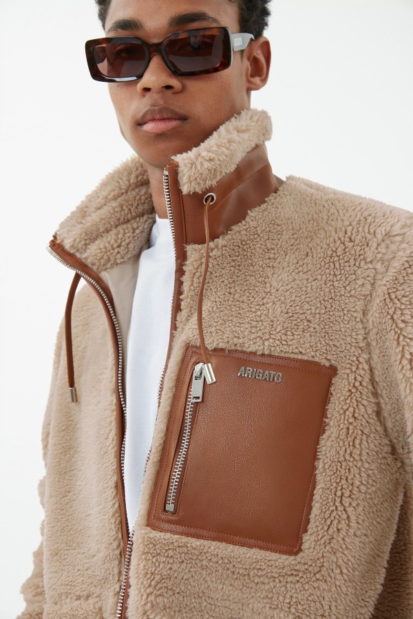 Kiilletakki Beige Ruskea Axel Arigato