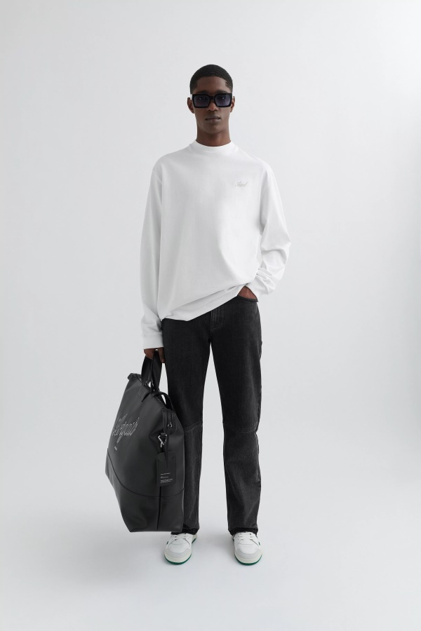 Niitti Pitkähihainen T-paita Valkoinen Axel Arigato