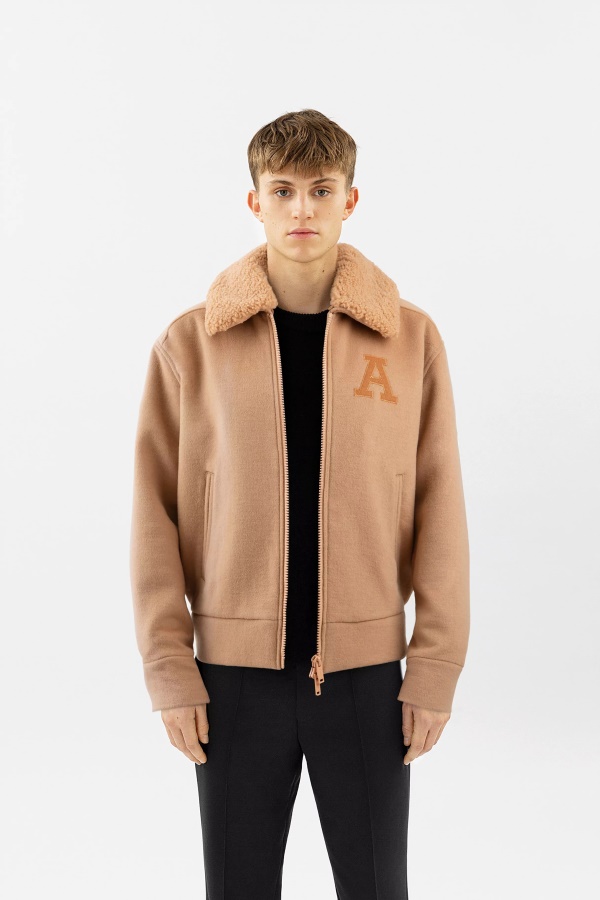 Ortega Bomber Takki Beige Olkapää Arigato