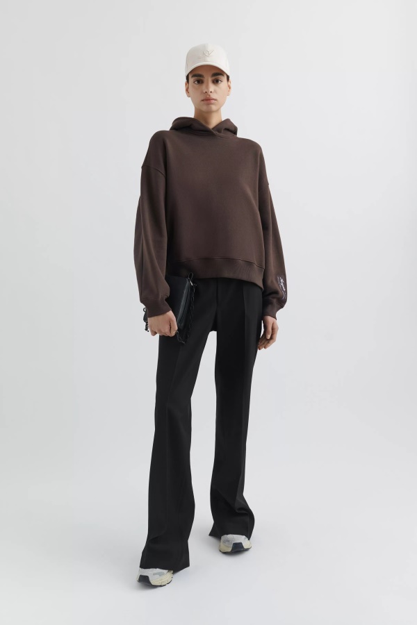 Paikallinen Huppari Axel Arigato Tummanruskea