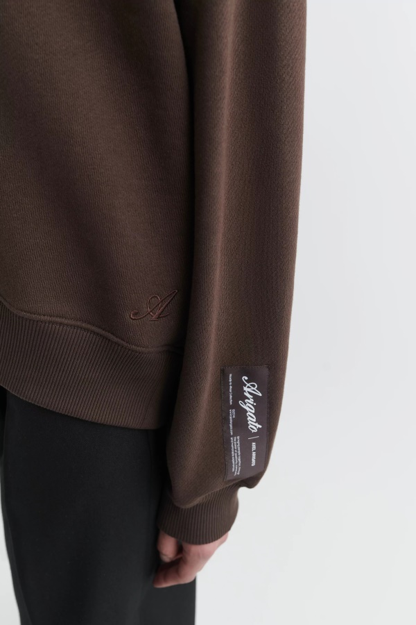 Paikallinen Huppari Axel Arigato Tummanruskea