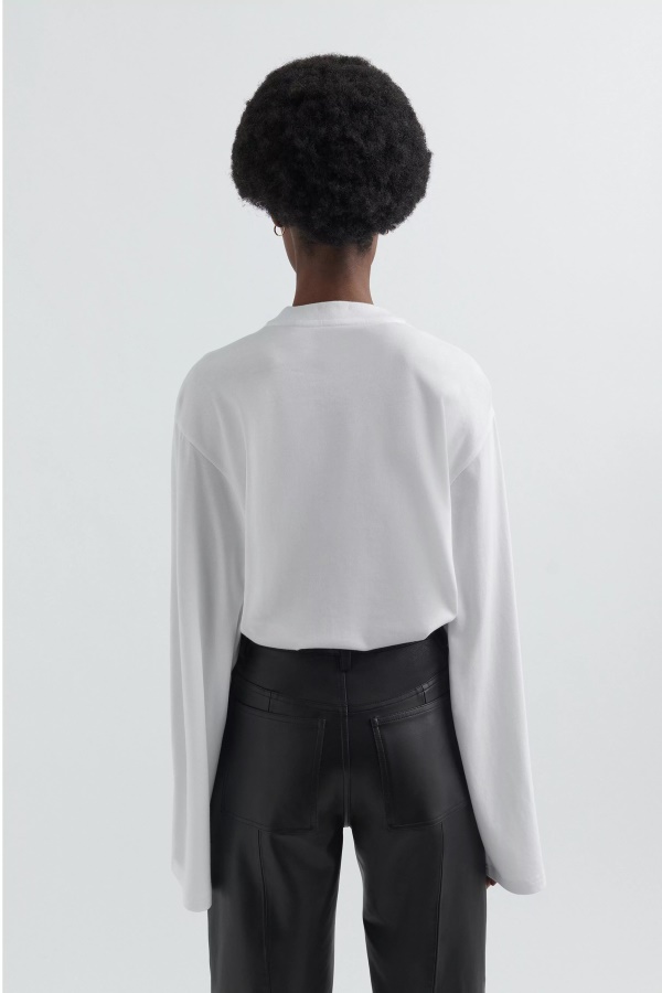 Paikallinen Pitkähihainen T-paita Axel Arigato Valkoinen