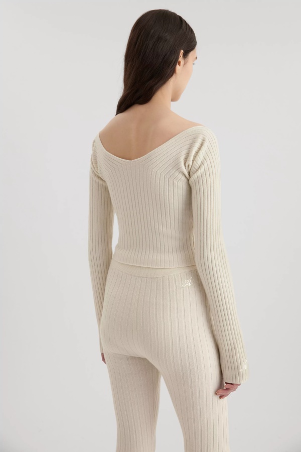 Signature Flare Housut Ecru Axel Arigato