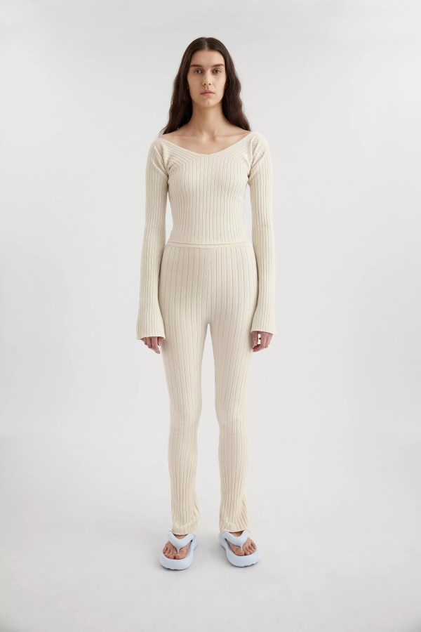 Signature Flare Housut Ecru Axel Arigato