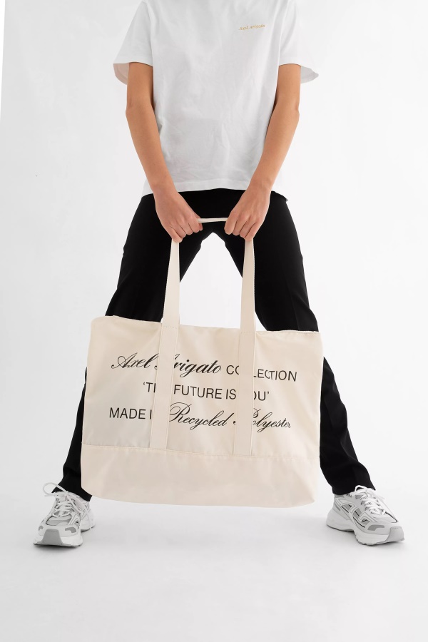 Tuleva Vetoketjullinen Laukku Axel Arigato Luonnonvalkoinen