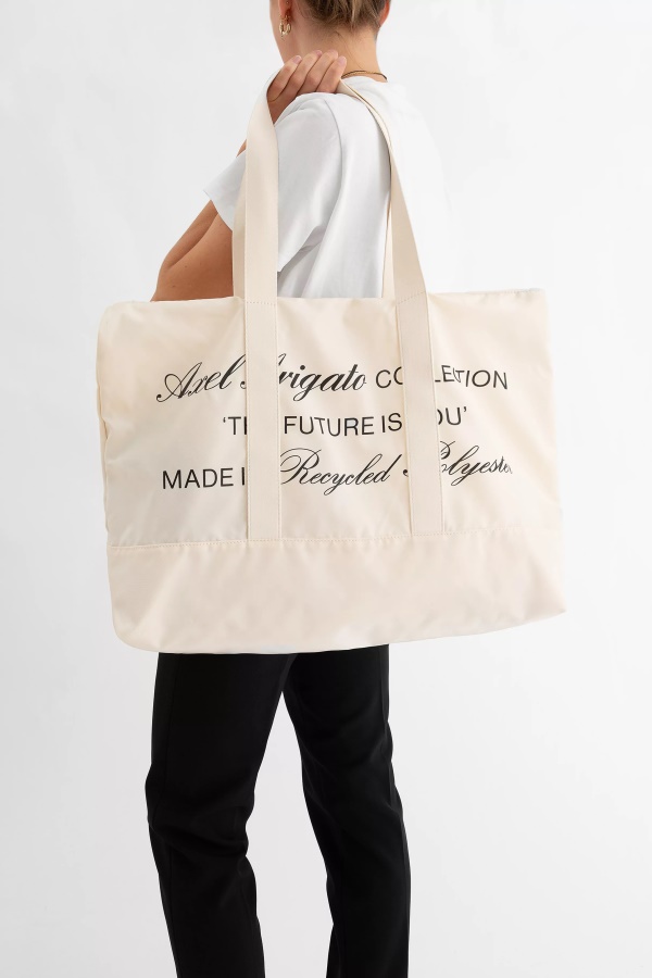 Tuleva Vetoketjullinen Laukku Axel Arigato Luonnonvalkoinen