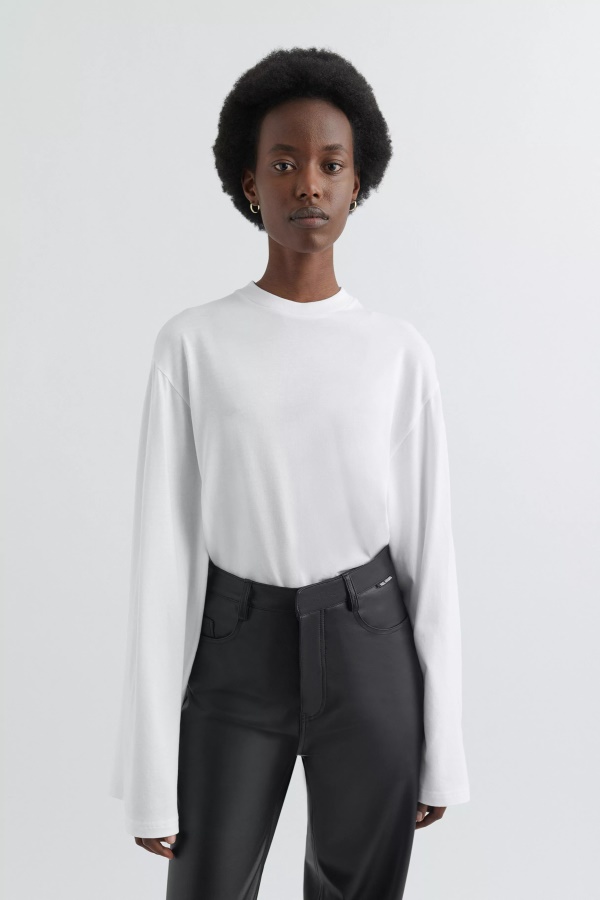 Paikallinen Pitkähihainen T-paita Axel Arigato Valkoinen